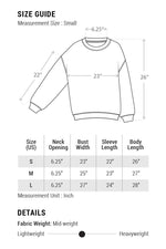 SWD385-P7242 - DIRTY GRAPHIC MINERAL WASHED SWEATSHI